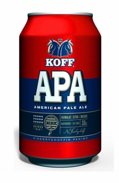 KOFF APA 5.2%, Sinebrychoff (Carlsberg Group), Finland