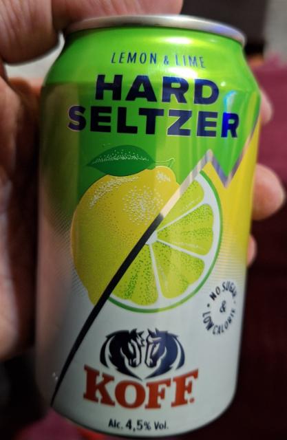 KOFF Hard Seltzer Lemon & Lime, Sinebrychoff (Carlsberg Group)