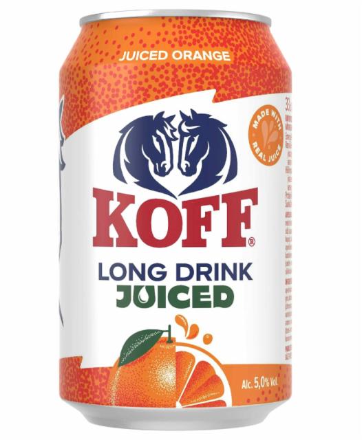 Koff Long Drink Juiced Orange, Sinebrychoff (Carlsberg Group)