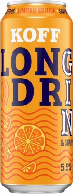 Long Drink Snappy Citrus Limited Edition, Sinebrychoff (Carlsberg Group)