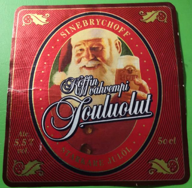 Koffin Vahvempi Jouluolut 5.5%, Sinebrychoff (Carlsberg Group), Finland