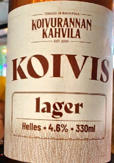 Koivis 4.6%, Takatalo & Tompuri Brewery, Finland