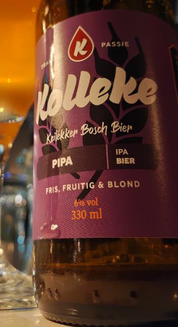 Kolleke pipa 6.0%, Stadsbrouwerij Van Kollenburg, Netherlands
