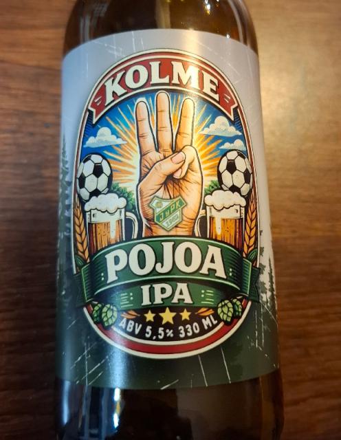 Kolme Pojoa 5.5%, Panimoyhtiö X, Finland