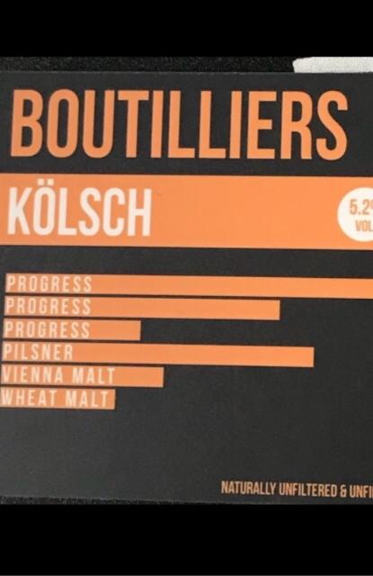 Kolsch 5.2%, Boutilliers Ltd, England