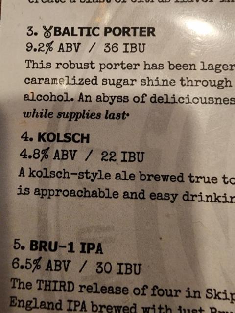 Kolsch 4.8%, Skipping Rock Beer Co, United States