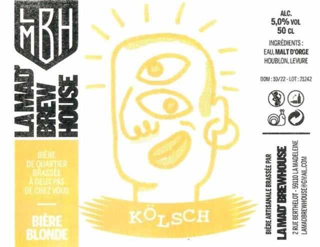LMBH Kölsch, La Mad' BrewHouse