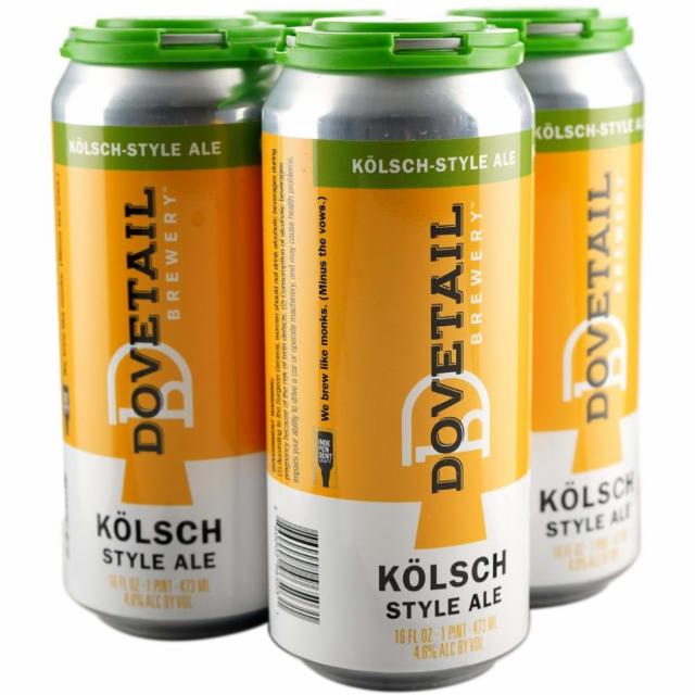 Kölsch 5.0%, Dovetail Brewery, United States