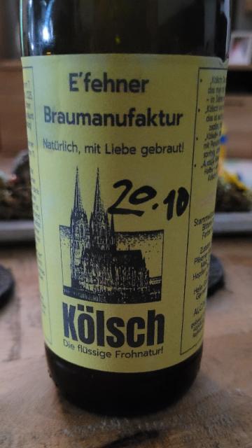 Kölsch, E'fehner Braumanufaktur