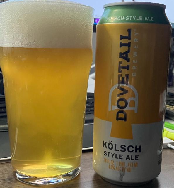 Kolsch style ale, Dovetail Brewery