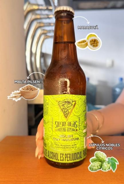 Kolsh Con Maracuja 4.0%, Siete Olas, Colombia