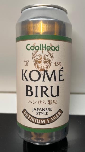 Komé Biru 4.5%, CoolHead Brew, Finland