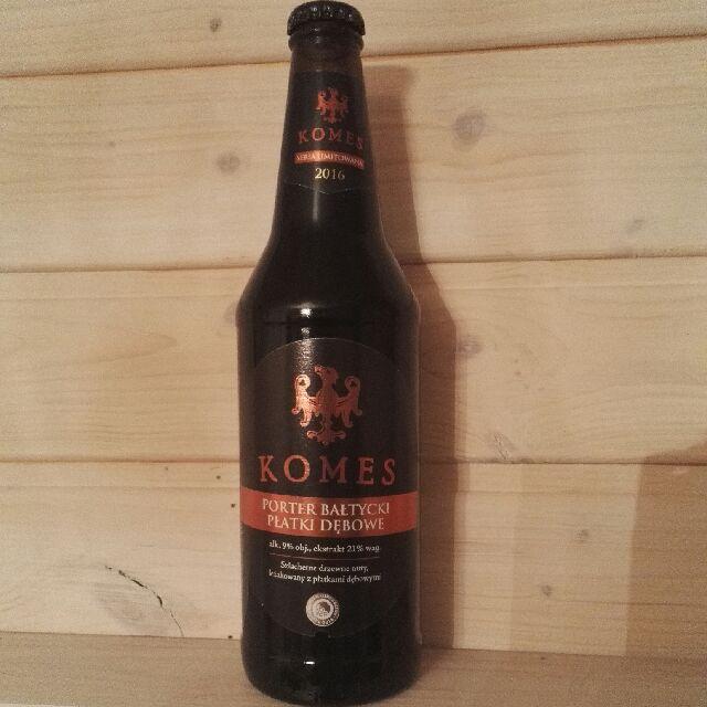 Komes Porter Bałtycki Płatki Dębowe 9.0%, Browar Fortuna, Poland