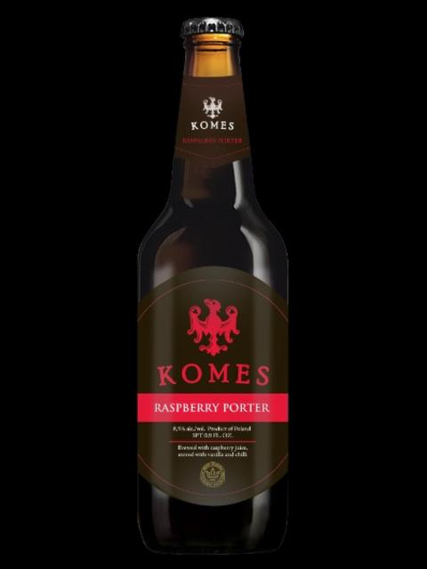 Komes Raspberry Porter 8.5%, Browar Fortuna, Poland