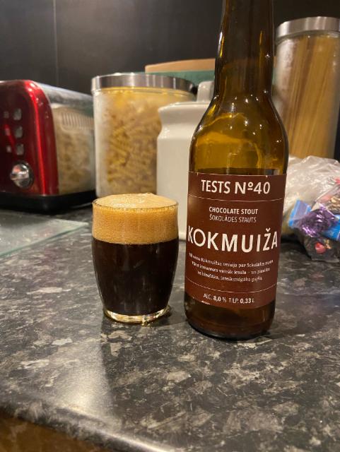 Kokmuiža Tests № 40 8.0%, Valmiermuižas Alus, Latvia