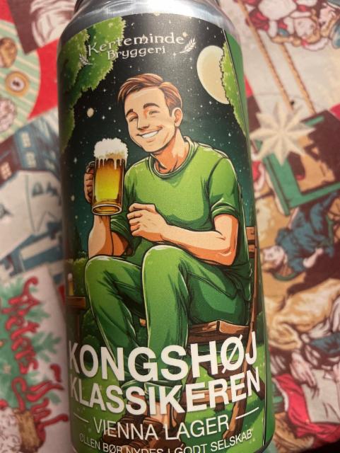 Kongshøj klassikeren 4.8%, Kerteminde bryggeri, Denmark