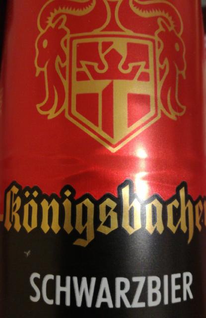 Königsbacher Schwarzbier 4.7%, Karlsberg Brauerei, Germany