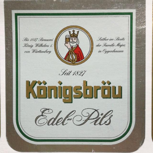 Königsbräu Edel-Pils 4.9%, Königsbräu Majer, Germany