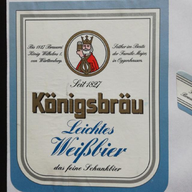Königsbräu Leichtes Weißbier 3.2%, Königsbräu Majer, Germany