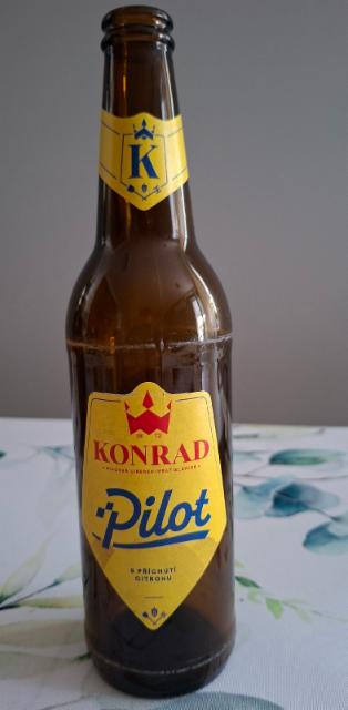 Konrad Pilot S Přichuti Citronu 0.5%, Pivovar Liberec Vratislavice, Czech Republic