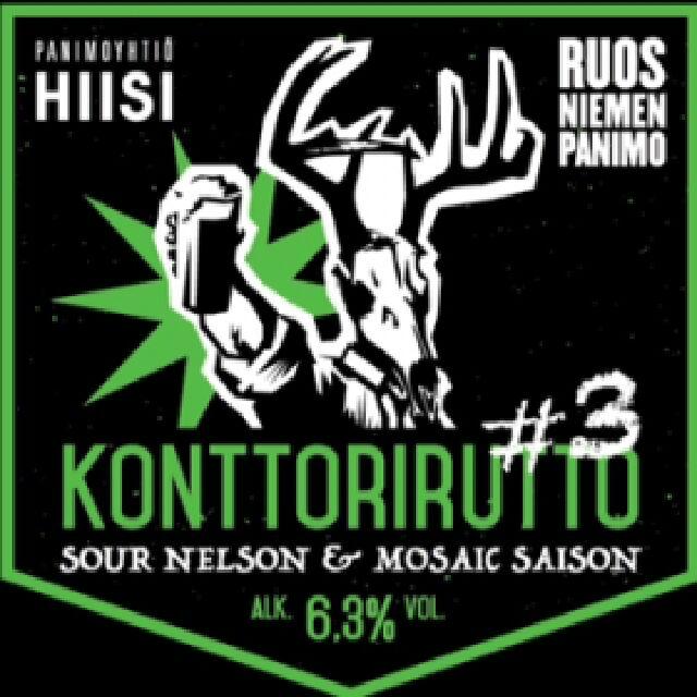 Konttorirutto #3 6.3%, Panimo Hiisi, Finland