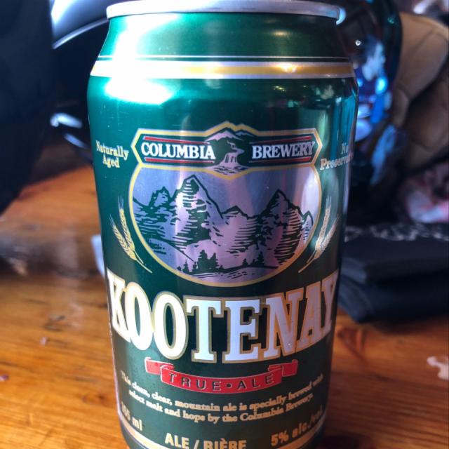 Kootenay True Ale 5.0%, Columbia Brewery (Labatt-InBev), Canada