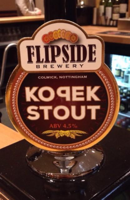 Kopek Stout 4.5%, Flipside Brewery, England