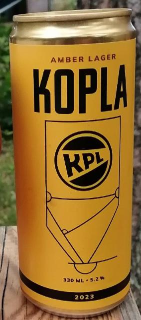 Kopla Amber Lager 2023 5.2%, Panimo Hoppa, Finland