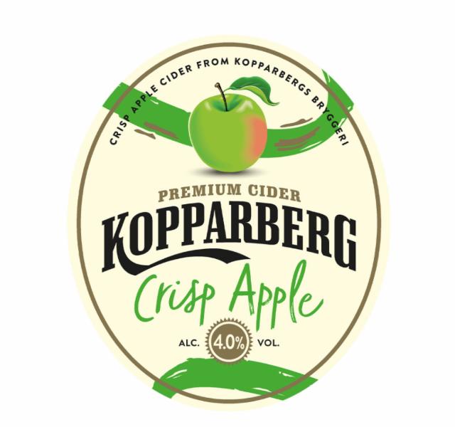 Koppaberg Crisp Apple 4.0%, Kopparbergs Bryggeri, Sweden