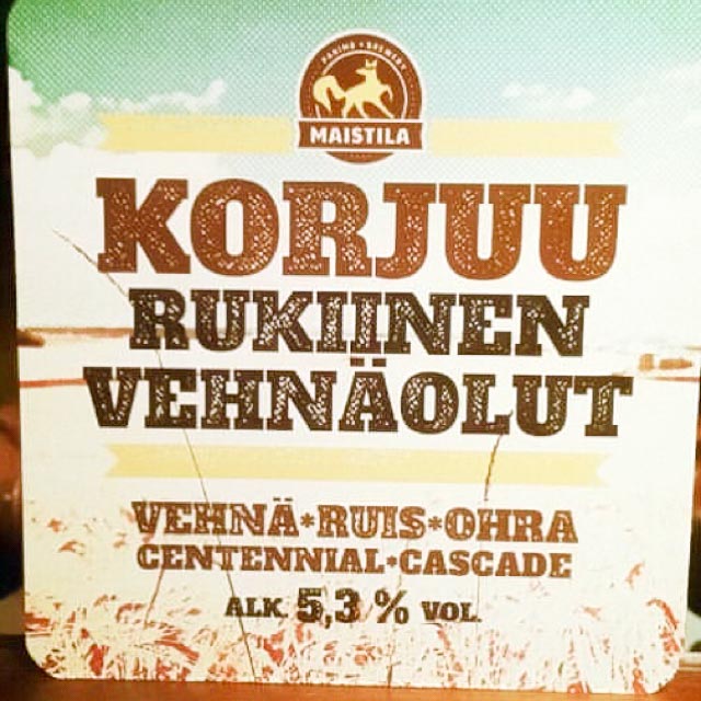 Korjuu 5.3%, Maistila, Finland