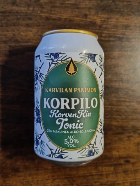 Korpilo KorvenKin Tonic 5.0%, Karvilan Panimo, Finland