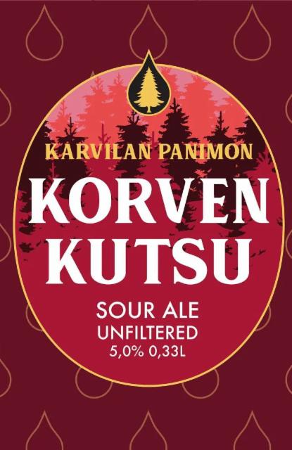 Korven Kutsu Sour Ale 5.0%, Karvilan Panimo, Finland