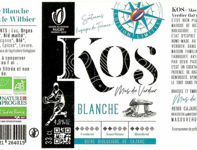 KOS Blanche 4.8%, KOS - Mas Du Verdier, France