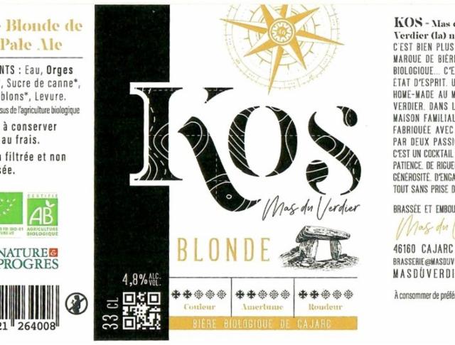 KOS Blonde, KOS - Mas Du Verdier