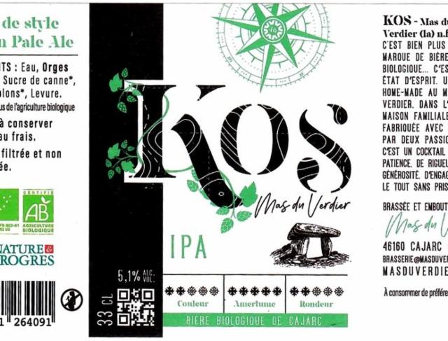 KOS IPA, KOS - Mas Du Verdier