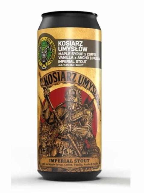 Kosiarz Umysłów - Aged On Maple Syrup, Coffee, Vanilla, Ancho & Pasilla 11.0%, Piwne Podziemie, Poland