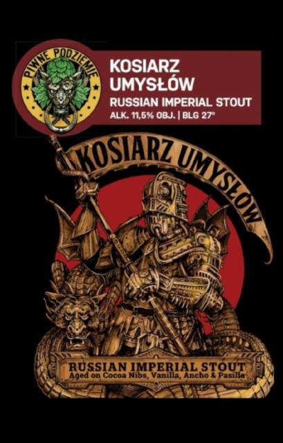 Kosiarz Umysłów: Agedon Cocoa Nibs, Vanilla, Ancho 11.5%, Piwne Podziemie, Poland