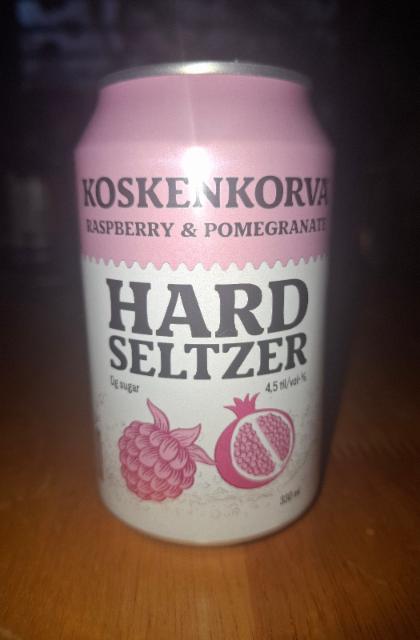 koskenkorva hard seltzer raspberry 4.5%, Anora Group, Finland