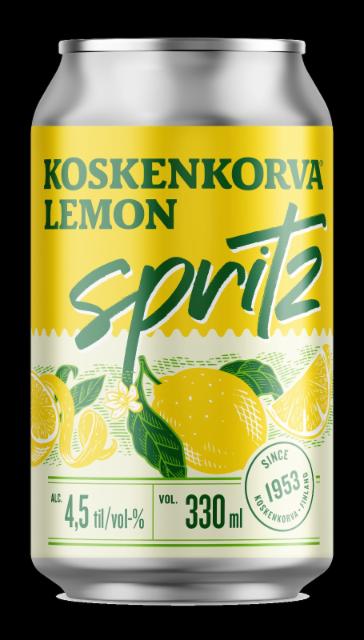 Koskenkorva Lemon Spritz 4.5%, Anora Group, Finland