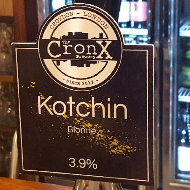 Kotchin 3.9%, Cronx Brewery, England