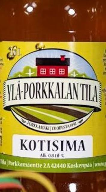 Kotisima 0.8%, Ylä-Porkkalan tila, Finland