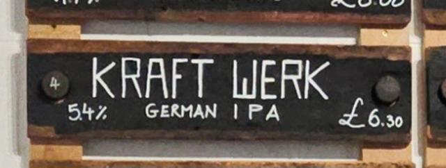 Kraft werk, The Runaway Brewery