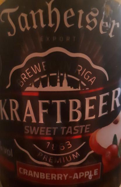 Tanheiser Kraftbeer Cranberry Apple 5.0%, Iļģuciema / Ilgezeem, Latvia