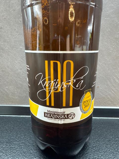 Krajinská IPA 6.0%, Minipivovar Krajinská 27, Czech Republic