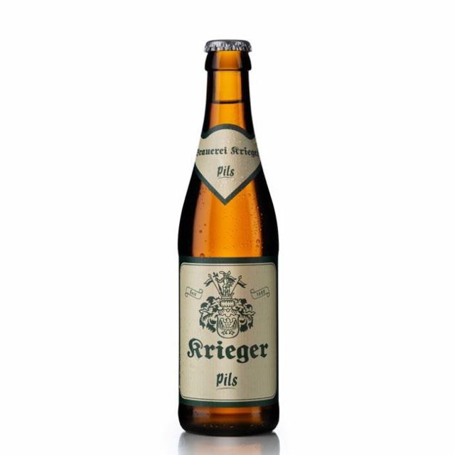 Krieger Pils 4.9%, Brauerei Krieger, Germany