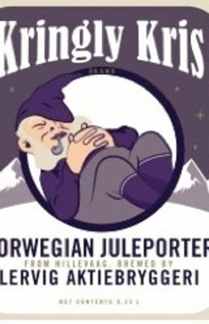 Kringly Kris Norwegian Juleporter 4.7%, Lervig Aktiebryggeri, Norway
