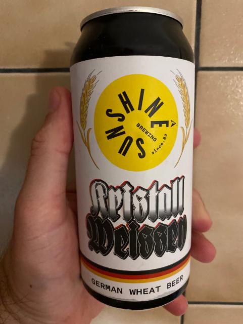 Kristall Weissen 5.0%, Sunshine Brewery, New Zealand