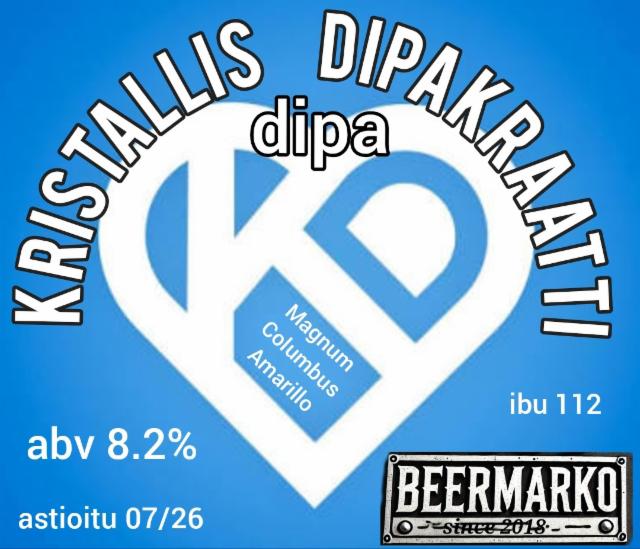 kristallis dipakraatti 8.2%, beerMarko, Finland