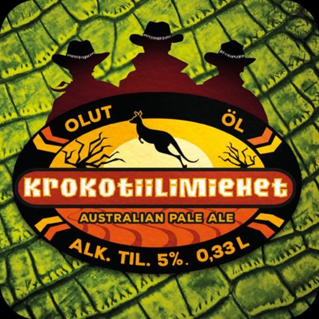 Krokotiilimiehet Australian Pale Ale 5.0%, Panimoyhtiö Tuju, Finland