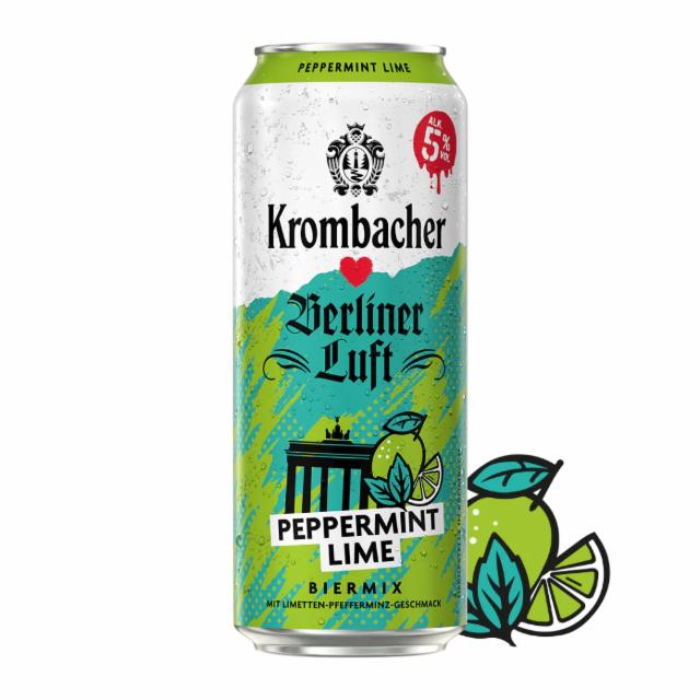 Krombacher Berliner Luft Peppermint lime 5.0%, Krombacher Brauerei, Germany